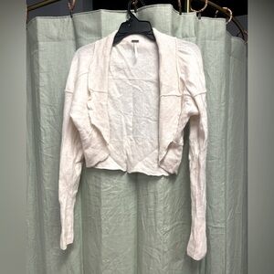 Free People Cashmere crop sweater